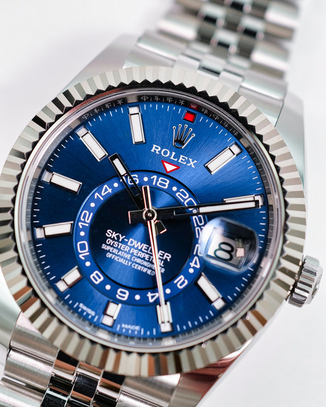 Rolex 326934 Sky-Dweller with Blue Dial on Jubilee