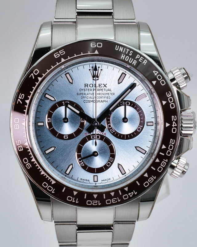 Rolex 126506 Cosmograph Daytona Platinum with Ice Blue Dial