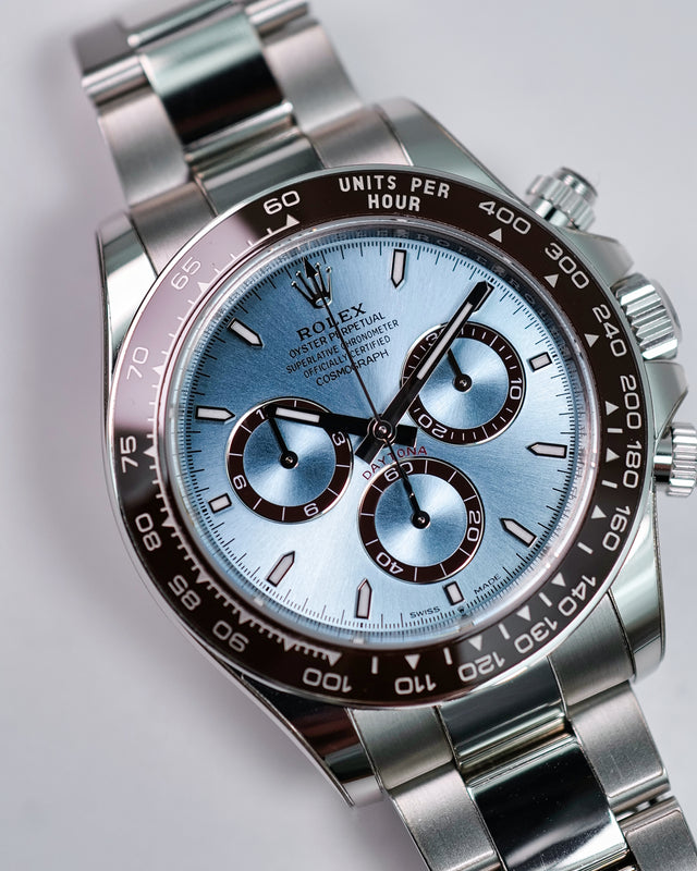 Rolex 126506 Cosmograph Daytona Platinum with Ice Blue Dial