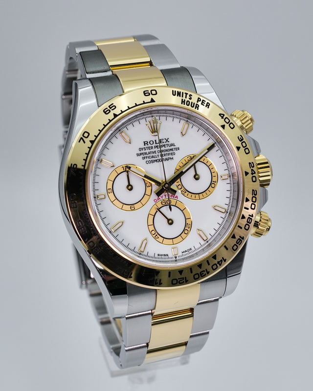Rolex 126503 Cosmograph Daytona 18K/Stainless Steel with White Dial
