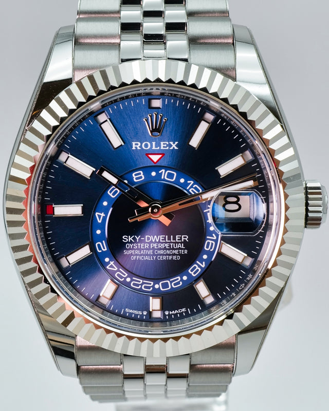 Rolex 336934 Sky-Dweller with Blue Dial on Jubilee