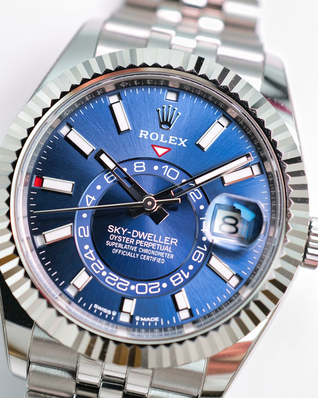 Rolex 336934 Sky-Dweller with Blue Dial on Jubilee