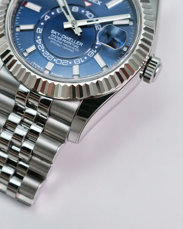 Rolex 336934 Sky-Dweller with Blue Dial on Jubilee