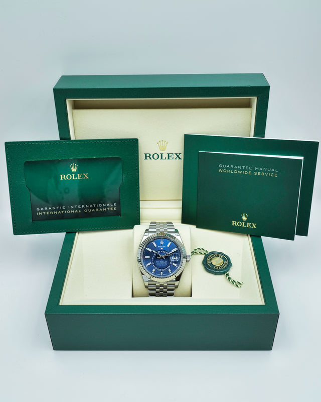 Rolex 336934 Sky-Dweller with Blue Dial on Jubilee