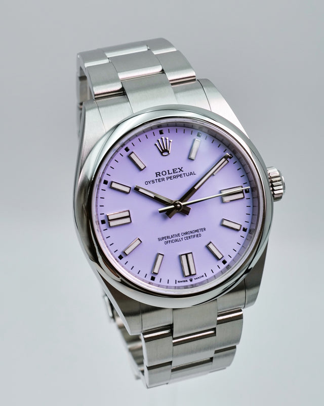 Rolex 134300 Oyster Perpetual 41 with Lavender Dial