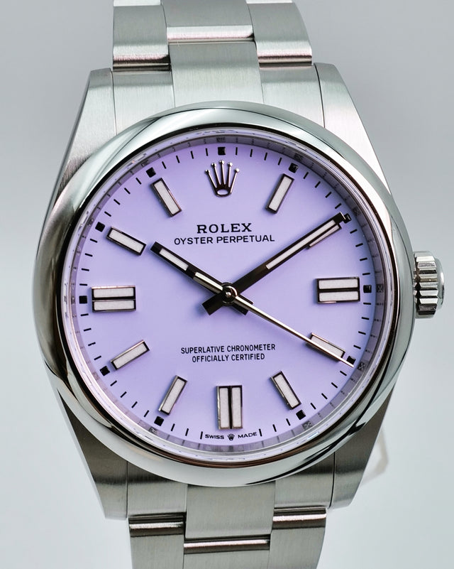 Rolex 134300 Oyster Perpetual 41 with Lavender Dial